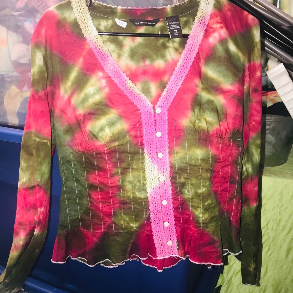 Tie dye blouse
